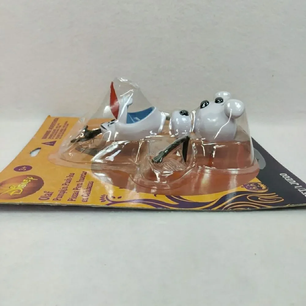 Disney Frozen Olaf‎ Pumpkin Push-ins Gemmy 2015 Halloween Decor - Picture 3 of 5